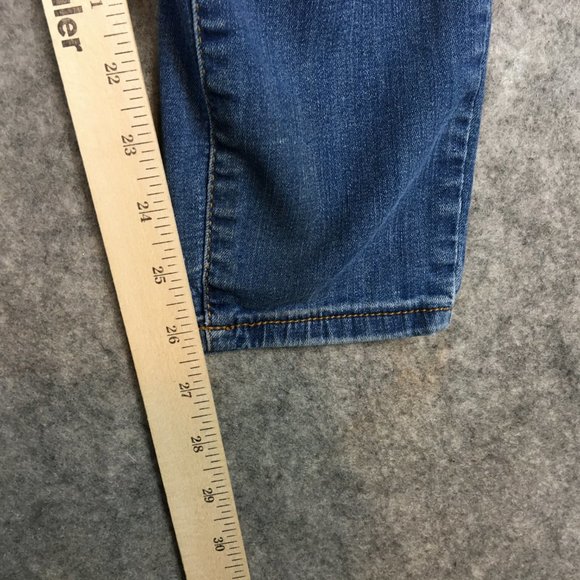 Universal Thread Jeans 6 28 High Rise Skinny Medium Wash Distressed Stretch Blue - Picture 6 of 15